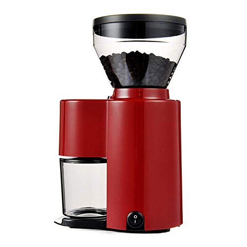Elektrische vollautomatische Haushaltsmühle Italienische Kaffeemühle Rote kleine Kaffeemühle