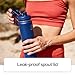 Takeya Actives Water Bottle with Spout Lid - Bottle with Double Stainless Steel Insulation - Dishwasher Safe & BPA-Free - Bottle with Spout Lid & Removable Bumper - 18 oz, Midnight Blue