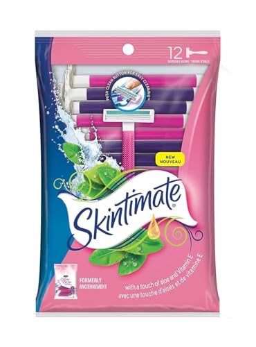 Schick ST2 for Women Sensitive Skin Disposable Razor, 12 Count (Pack of 2)