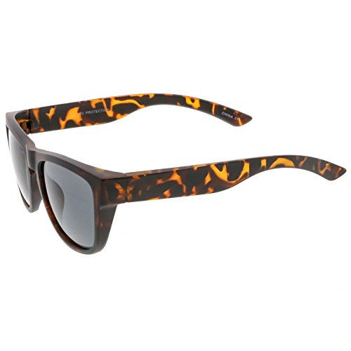 zeroUV - Classic Thick Arms Keyhole Bridge Square Lens Horn Rimmed Sunglasses 54mm3