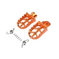 Motorrad Fußrasten für 50/65/85/125/150/250/400SX 250SXS/SXS-F/EXC/MXC/EXC-G/SX-F/EXC-F/XC/XC-F 450SX-F/EXC/XC-G/SX/SXS/SMR/EXC-G/MSX-G 525EXC/EXC-G/MXC-G/SX/SMR/XC-G Orange