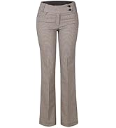 Design by Olivia Women's Ultra Stretch Comfy Millennium Bootcut Dress Pants Work Business Office ...