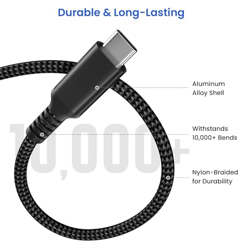 Elebase for Samsung Galaxy Z Fold Flip 7 USB C Charging Cord 6.6FT with Adapter,Type C 100W PD Fast Charger Cable for Z Fold Flip 7 6 5 5G,S25,A56 A55 A54 A36 A26 A16,Tab S11 S10 9 A9 A8 Lite,Note 20