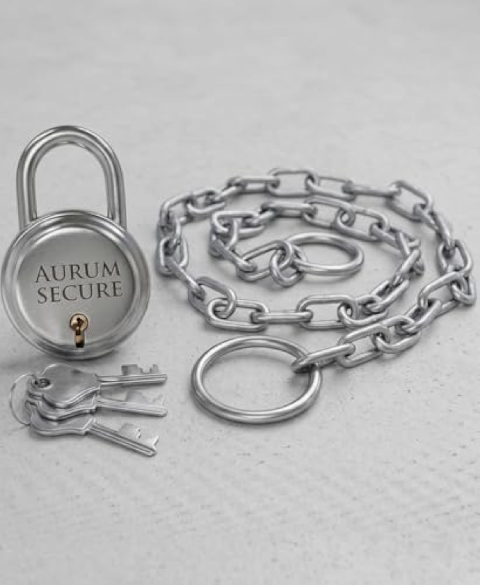 Heavy Duty Metal Chain Lock with Strong Padlock