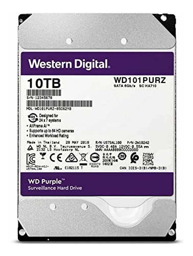 内蔵型ハードディスクドライブ WesternDigital 10TB 3.5 HDD WD101PURP Amazon | Western Digital HDD 内蔵ハードディスク 3.5インチ