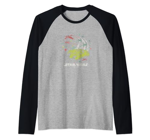 T-shirt Star Wars Millennium Falcon fini les hauts de geek fades optez pour le rétro