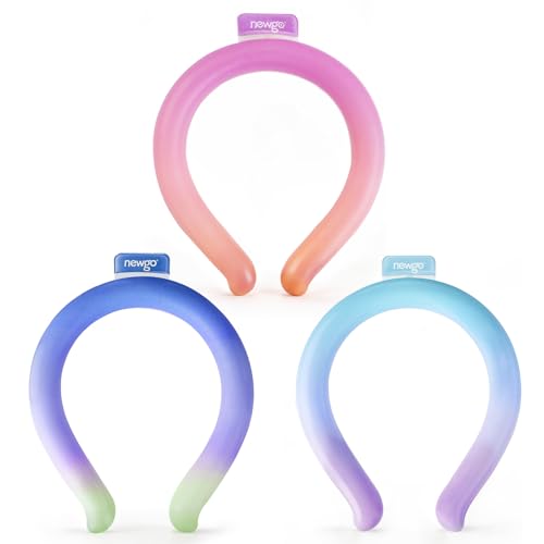 Image of NEWGO Neck Cooling Tube, Neck Cooler Wrap for Summer, 3 Pack