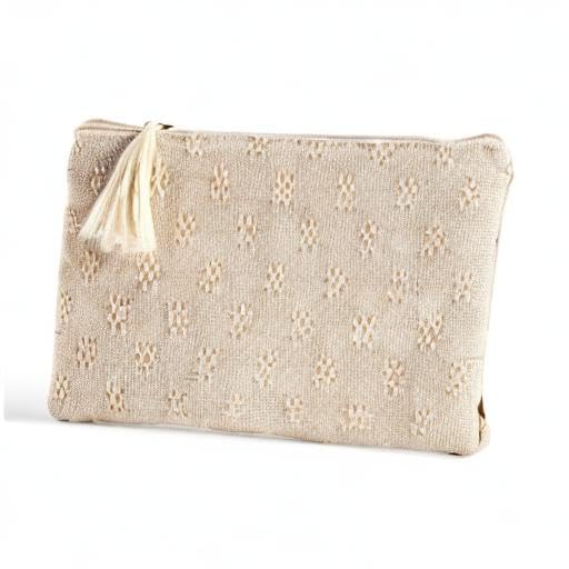 Miquelrius - Flat Case - 1 Compartment - Size 220 x 140 mm - Linen, Beige, Cosmetic Case - Image 4