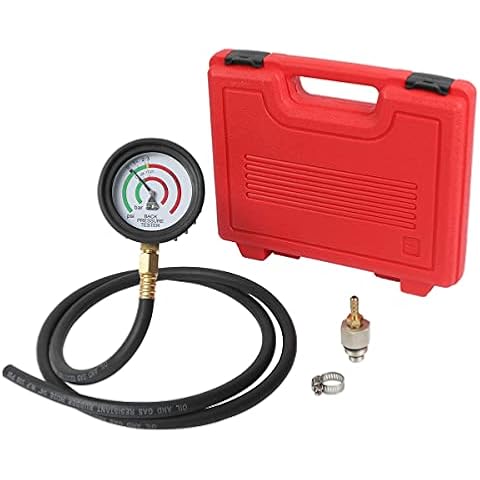 CMTOOL Exhaust Back Pressure Tester Kit with Carrying Case, Exhaust Back Pressure Gauge with 6-Foot Hose, Exhaust Pressure Tester, Automotive Back Pressure Tester, Car Exhaust Back Pressure Gauge Kit Cover