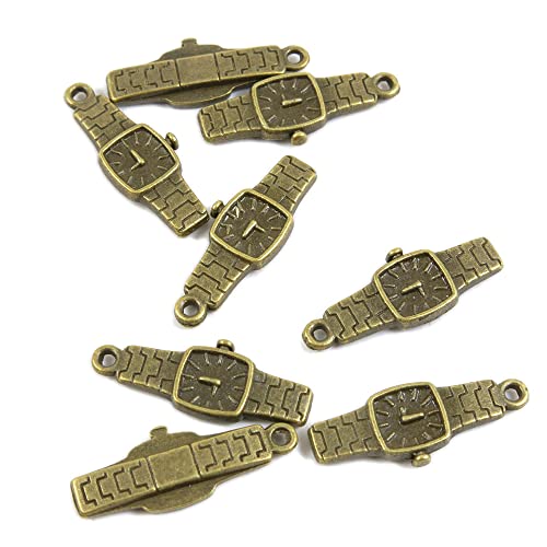 480 PCS Antique Bronze Plated Jewelry Making Charms Findings Bulk