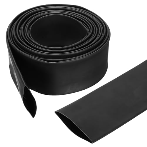 Tubo termorretráctil MECCANIXITY de 1 9/16" impermeable 4:1 con adhesivo marino negro de 20 pies