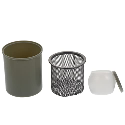 BEBEMOKO Art Painting Pen Cleaning Bucket Brush Wash Bucket Strainer Easy Turpentine Removal for Oil Painters