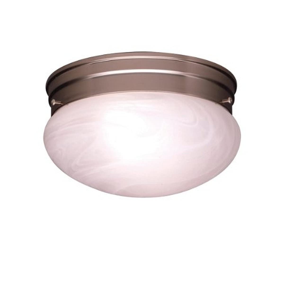 Kichler 8209NI Ceiling Space Flush Mount 2-Light, Brushed Nickel
