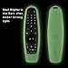 CHUNGHOP Protective Silicone Remote Case for AN-MR19BA AN-MR18BA AN-MR600 AN-MR650 AN-MR20GA LG Magic Remote Case Remote Cover for LG 3D Smart TV Magic Remote Cover (Glow in Dark Green)