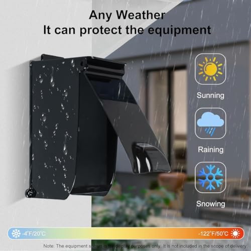 Protector para teclado de control de accesos con diseño resistente a la intemperie negro 3