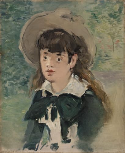 Tableau Impression d'Art Jeune Fille sur un Banc Édouard Manet 60x90cm