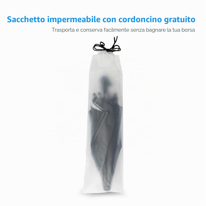 JJC Ombrello per fotocamera Hot Shoe Parasole Copertura per pioggia portatile resistente alle intemperie per proteggere la fotocamera dalla pioggia e dalla luce del sole (Dia. 19.7 ''/ 50cm)