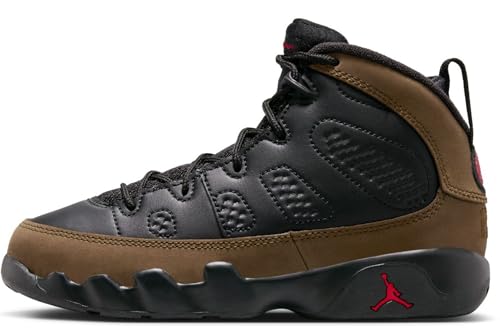 Retro Jordan 9 Preschool Olive