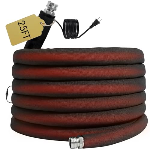 Nuanchu 25ft Rv Heated Sewer Hose Cover Heated Rv Water...