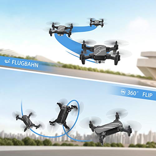 DEERC D20 Drohne für Kinder mit Kamera HD,Faltbar RC Quadcopter mit FPV Live Übertragung,lange Flugzeit,Gestensteuerung… – Bild 4