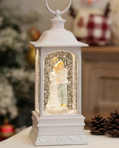 EDDORUNNING Presentes para Mulheres Grávidas, Decorações de Globo de Neve para Mães Grávidas, Tempor