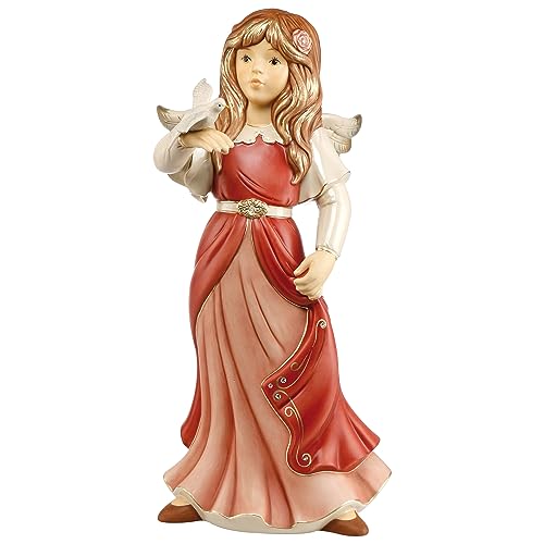 Goebel Figurilla Mensajero Celestial, Navidad, Mensajero Celestial, Gres, Burdeos