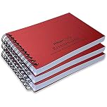 Flashcards Revision Book Study Cards Ruled Notepad Notebook Index Que Cards Record Card Travel Pad With Lined Thick 140gsm Paper Spiral Bound For Revision Exams Note Taking (3 Pads - A6 - 150 Pages)