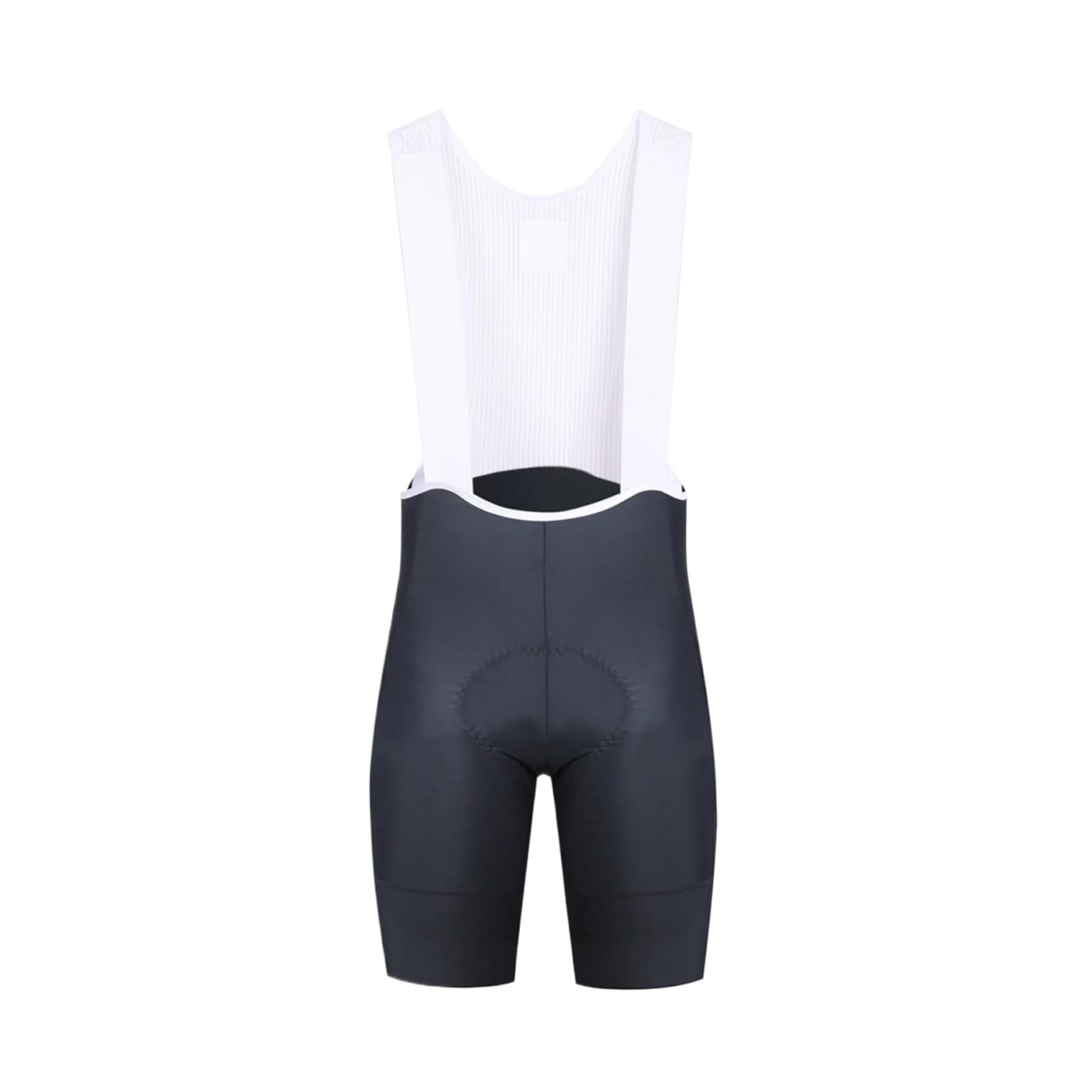 Culotte de Ciclismo con Tirantes for Hombre, con badana densificada y Suave. para Ciclismo(Gray,L)