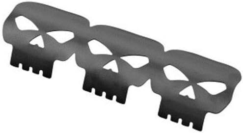 Highway Hawk Exhaust Heat Shield Skull Black Hh-65-560