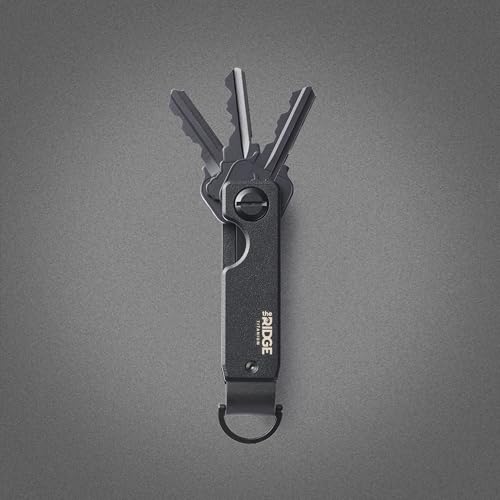 Image of Ridge KeyCase - Matte Black Titanium