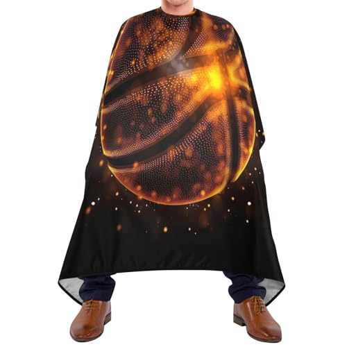 YETTASBIN Basketball Hair Cutting Cape, Waterproof Barber