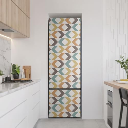 Tapis magnétique 60x190 cm durable finition mate style géométrique chic