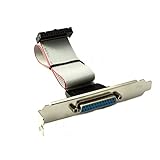 VONOTO 25Pin Motherboard Parallel Bracket 16-Inch Parallel Port Header Cable Adapter with Bracket
