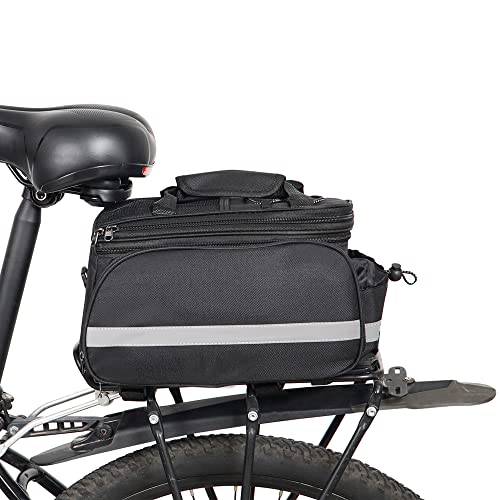 The7boX 30 litros Bolsa de Asiento Trasero de Bicicleta Bolsa de Marco Trasero Impermeable Bolsa de Almacenamiento de Bicicleta expandible Funda de Lluvia para Bicicleta de montaña portátil