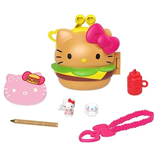 Hello Kitty Sanrio GVB28 Hello Kitty and Friends Minis Hamburger Diner lekset