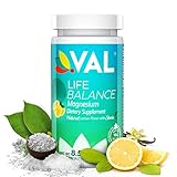 VAL Magnesium Glycinate, Citrate, Taurate & B6. Maximum Absorption & Bioavailability. Magnesium...
