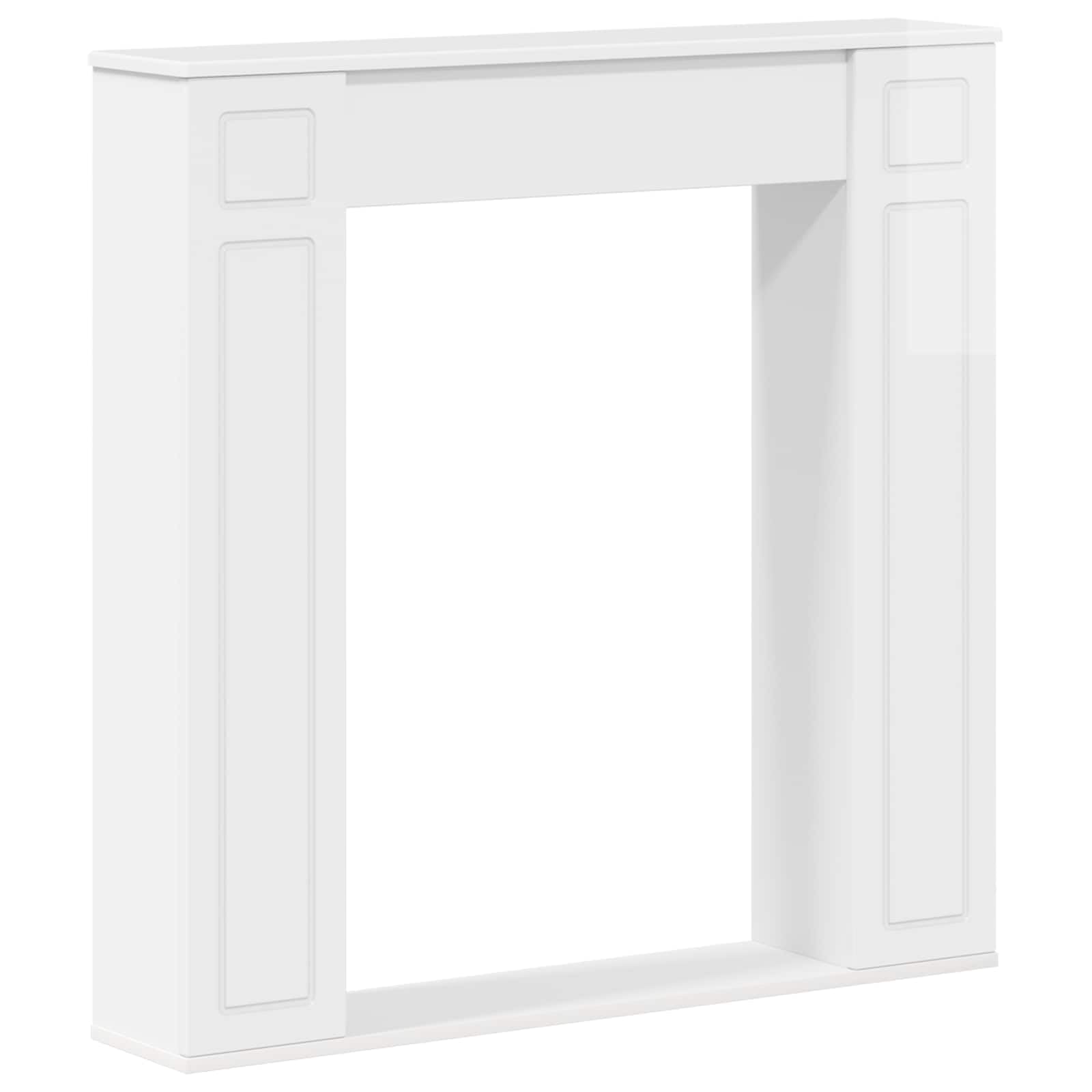 Cornice decorativa per camino in legno, 100 x 20 x 100 cm