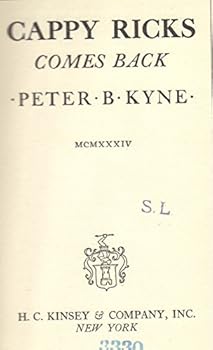 Hardcover Cappy Ricks comes back Book