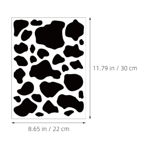 Sticker mural imprimé vache deco facile sans colle