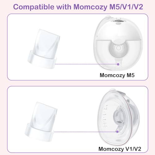 Image of 8Pcs Duckbill Valves Compatible with Momcozy M5 Wearable Breast Pump and for Momcozy V1 / V2 Hands Free Pumps, M5 /V1 /V2 Breast Pump Replacement Accessories