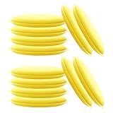 GAOLAOSY Car Wax Applicator Pads, 3.93 Inch Soft Buffing & Detailing Foam Pads, Round Sponge Fine Polishing Pad, Auto Cleaning Tool for Applying Waxes, Polishes & Dressings (12PCS)
