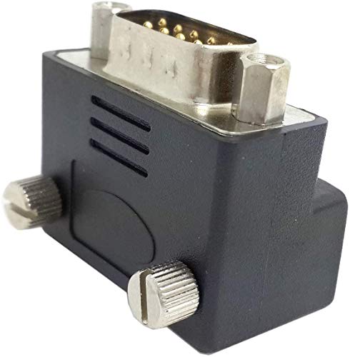 Adaptador Toptekits DB9 Macho a Hembra 90 grados miniatura 4