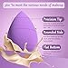 BS-MALL Makeup Sponge Set Pro V3.0 Cloud Technology Material Sponge 6 Pcs – Premium Beauty Blenders for Flawless Makeup Application For Travel Daily for Sensitive Skin With Purple Storage Case