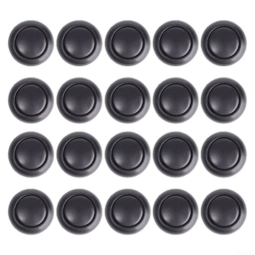 Image of Set of 20 Car Roof Liner Repair Clips Black 20 mm