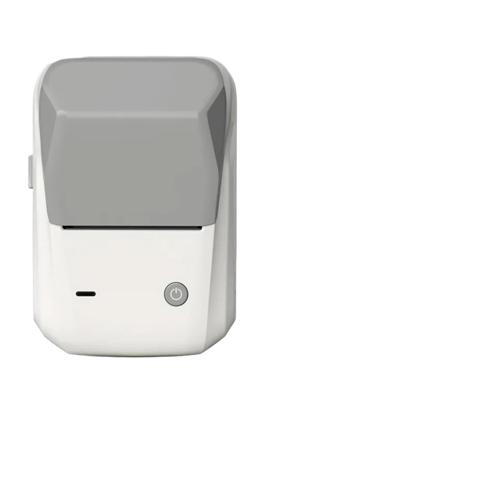 Drukarka Etykiet, B1 Mini Przenośna Drukarka Termiczna, Samoprzylepna Etykiet Kieszonkowych, Urządzenie Do Etykietowania Bluetooth(Gray-)