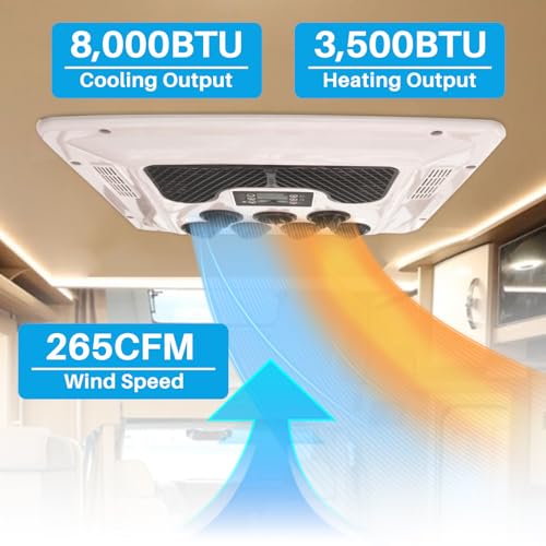 Mieligo EAC002.18.12.HC Rv Rooftop Air Conditioner W/Heat 12 Volt thumb #1