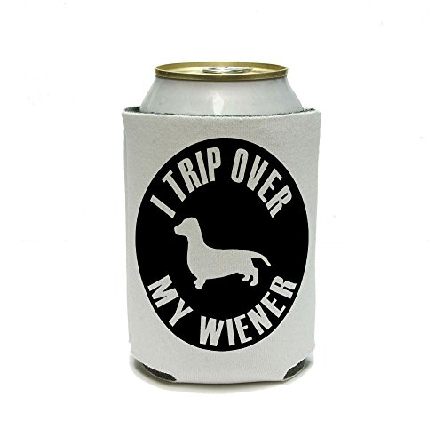 GRAPHICS & MORE I Trip Over My Wiener Dachshund Can Cooler - Drink Insulator - Beverage Insulated Holder