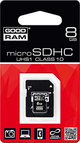 Preisvergleich Produktbild GOODRAM C10 Micro SD Speicherkarte Micro SDHC 8 GB