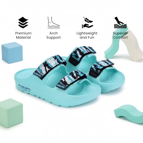 Image of KOBURG NexaLite Kids Sandals|Lightweight|EVA Upper & Sole | Grippy Sole|Flexible Comfort KS-114