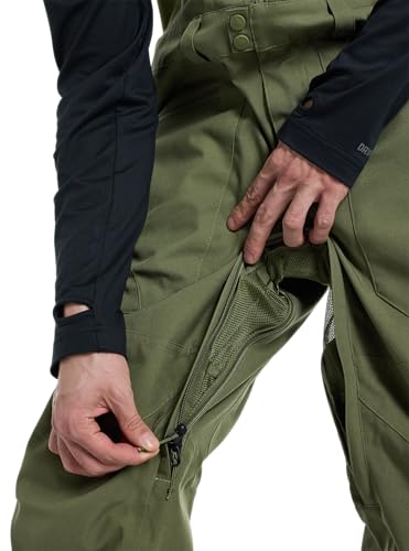 Burton Masculino Reserve 2L Bib Pants, Musgo Florestal, M